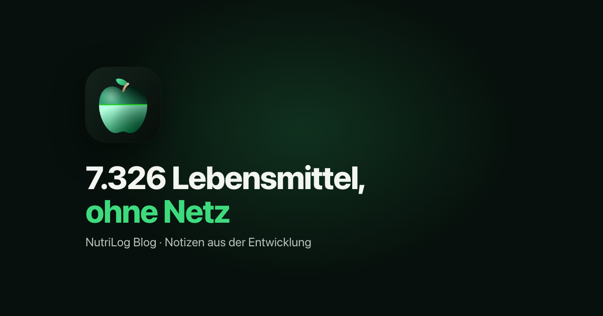 7.326 Lebensmittel, ohne Netz